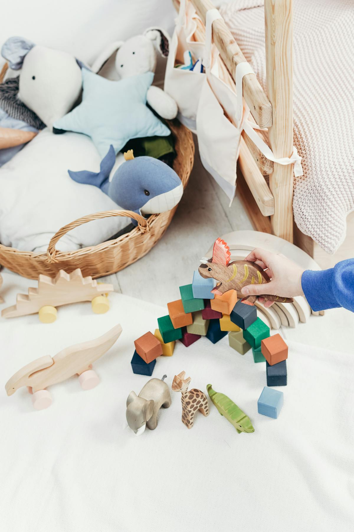 A family adopting a new puppy, with happy expressions and a friendly environment.